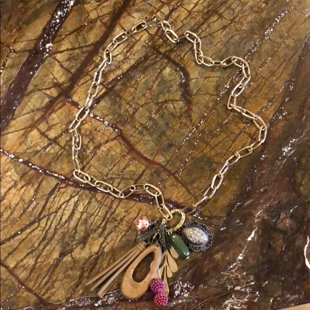 Plunder Design Posse Gold Boho/Hippie Necklace